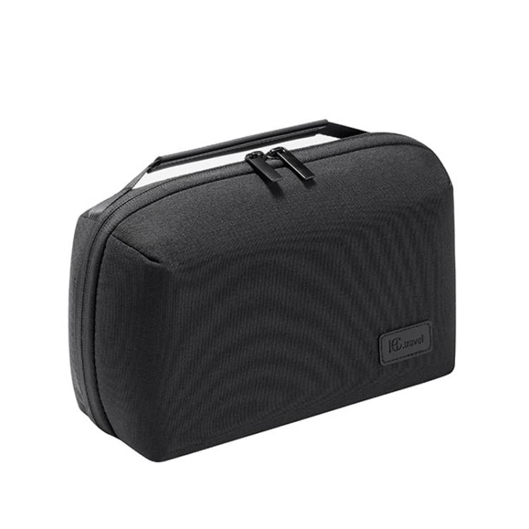 Business Trip Double Layer RPET Digital Cable Storage Bag Bluetooth Earphone Storage Organizer Handbag