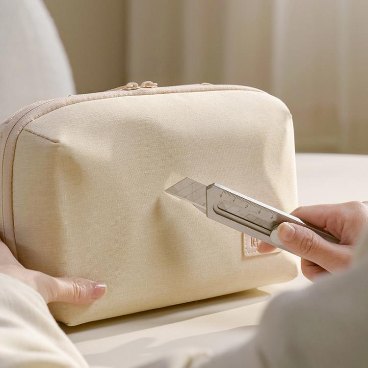 Business Trip Double Layer RPET Digital Cable Storage Bag Bluetooth Earphone Storage Organizer Handbag