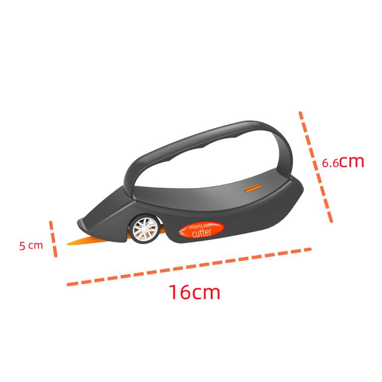 NBJ1 Roll Wrapping Paper Cutter with Handle Paper Cutter, Black, Green