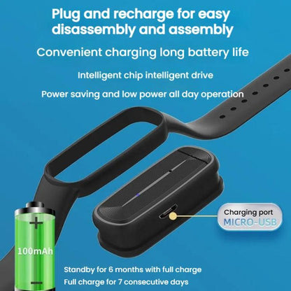M90 Electronic Mosquito Repeller Adult Children Pregnant Women Outdoor Ultrasonic Anti-Mosquito Smart Bracelet