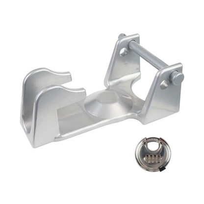 Coupler Gooseneck Hitch Trailer Lock For Heavy Trailer Transporter RV, Black Without Lock, Red Without Lock, Silver Without Lock, Black + Key Lock, Red + Key Lock, Silver + Key Lock, Black + Combination Lock, Red + Combination Lock                     ...