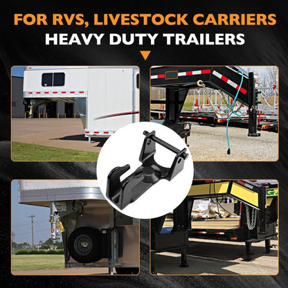 Coupler Gooseneck Hitch Trailer Lock For Heavy Trailer Transporter RV, Black Without Lock, Red Without Lock, Silver Without Lock, Black + Key Lock, Red + Key Lock, Silver + Key Lock, Black + Combination Lock, Red + Combination Lock                     ...