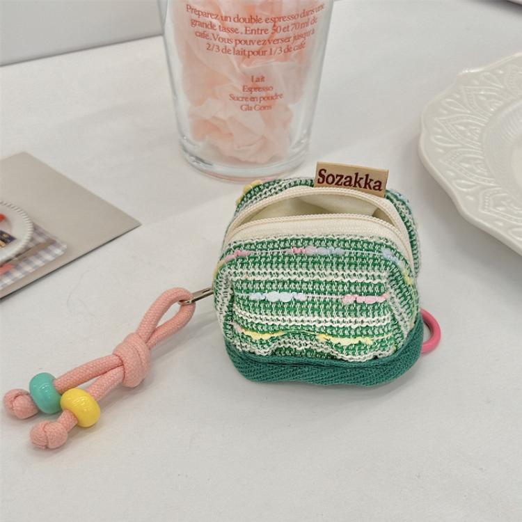 Sozakka Wireless Bluetooth Earphone Protective Case Cute Portable Storage Soft Cloth Case