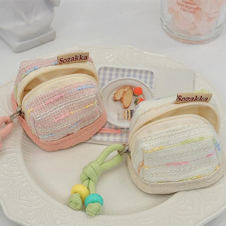 Sozakka Wireless Bluetooth Earphone Protective Case Cute Portable Storage Soft Cloth Case