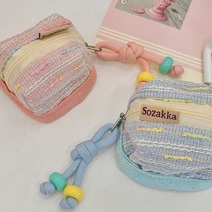 Sozakka Wireless Bluetooth Earphone Protective Case Cute Portable Storage Soft Cloth Case
