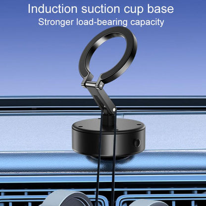 M17 Electrical Suction Cup Mobile Phone Car Holder Folding Rotating Magnetic Suction Navigation Stand