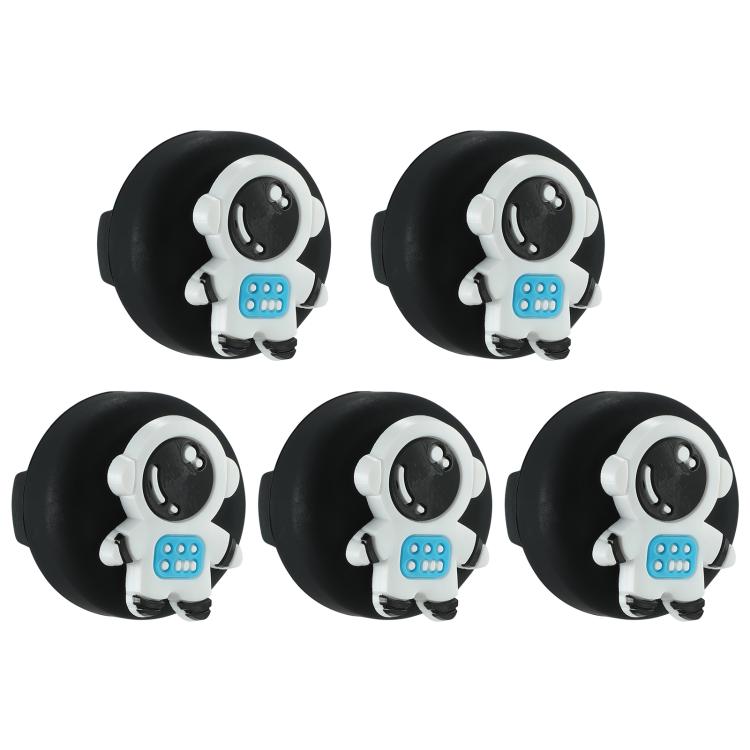 5pcs /Pack For Airtag Children Shoelace Fixed Locator Silicone Protective Cover, Little Dinosaur, Cat Claws, Rockets, Astronauts, Daisy