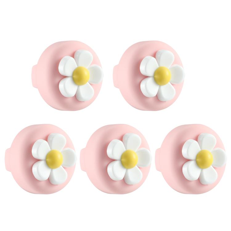 5pcs /Pack For Airtag Children Shoelace Fixed Locator Silicone Protective Cover, Little Dinosaur, Cat Claws, Rockets, Astronauts, Daisy