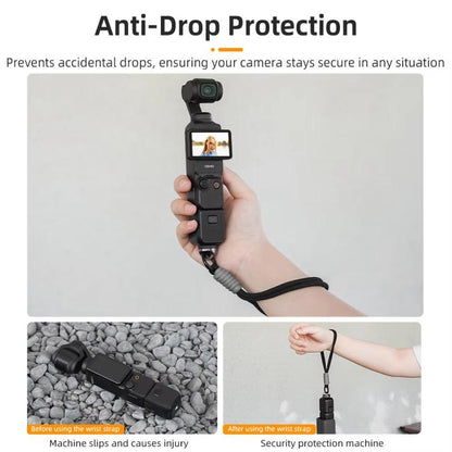 BRDRC Sports Camera Hand Lanyard With 1/4 inch Screw Loss Prevention Lanyard Wrist Strap Accessories