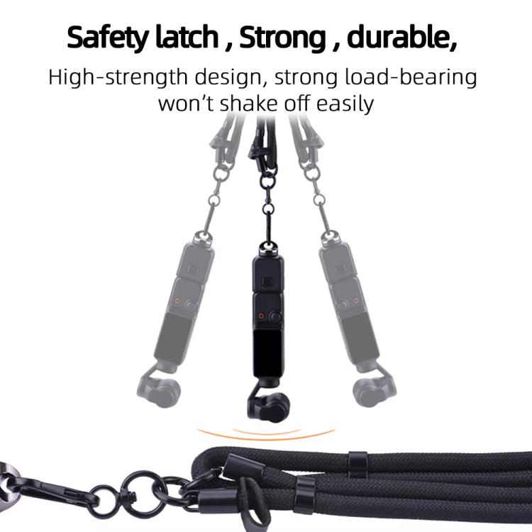 BRDRC Dragonne pour caméra sport avec vis 1/4 pouce, corde bandoulière anti-perte
