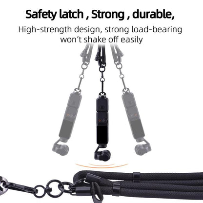 BRDRC Dragonne pour caméra sport avec vis 1/4 pouce, corde bandoulière anti-perte