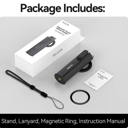 Remote Control Travel Photo Cell Phone Holder Desktop Fixed Lazy Magnetic Holder, P1-HSS-02 Magnet Version