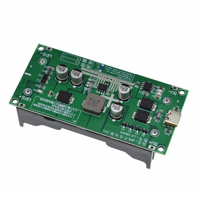 15W 3A High-power UPS18650 Lithium Battery Boost Charging Module, 5V, 9V, 12V
