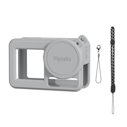 For DJI Osmo Action 3 / 4 / 5 Pro Flymile Silicone Cover Sport Camera Lens Drop Cases