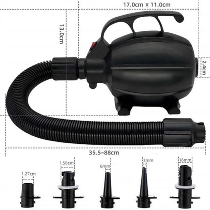 GLD-318 Pompe gonflable électrique haute puissance 600 W pour tente, matelas de yoga, gonfleur, prise UE, prise US
