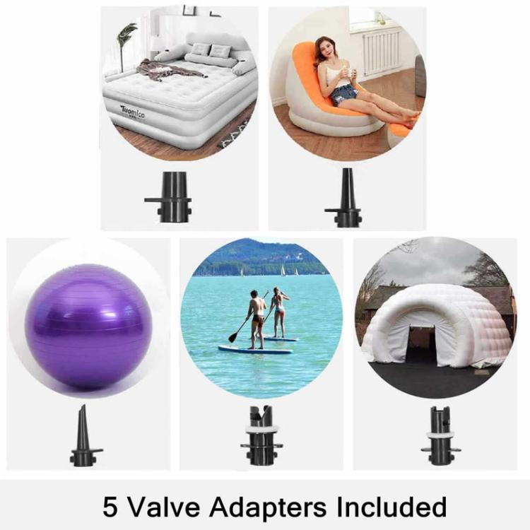 GLD-318 Pompe gonflable électrique haute puissance 600 W pour tente, matelas de yoga, gonfleur, prise UE, prise US