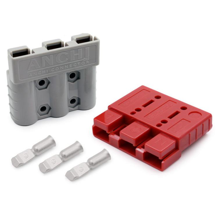 Anderson Three Pole 50A 600V Power Connector Electrical Bike Forklift Charging Plug