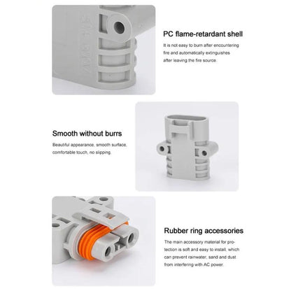Anderson 50A 12V/24V Air Conditioner Waterproof Plugs Automotive Power Cord Connector, Female Connector, Male Cnnector