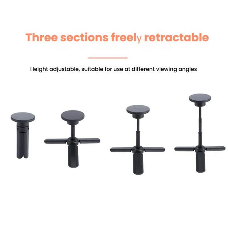 Mini Magnetic Bracket Tripod For Camera Mobile Phone With 3-stage Telescopic Design