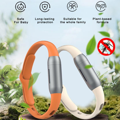 Bracelet anti-moustiques en silicone Répulsif moustique extérieur pour adultes et enfants