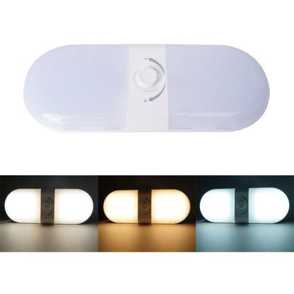 12-24V RV Light 180 LEDs 3-Color Temperature Dimmable Roof Light, FC02