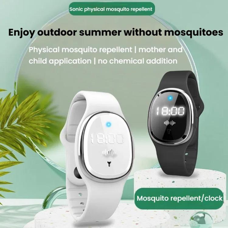Montre intelligente anti-moustiques à ultrasons pour enfants Bracelet anti-moustiques extérieur