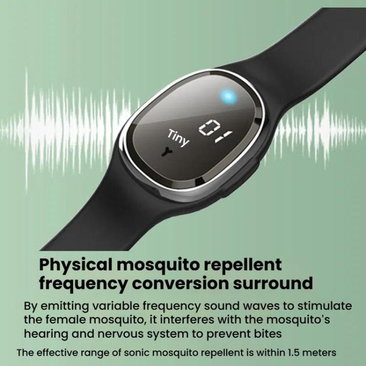Montre intelligente anti-moustiques à ultrasons pour enfants Bracelet anti-moustiques extérieur