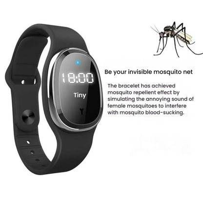 Montre intelligente anti-moustiques à ultrasons pour enfants Bracelet anti-moustiques extérieur