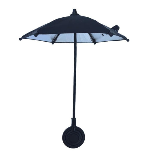Magnetic Phone Mini Umbrella Waterproof Sunshade With Finger Ring, With Finger Ring(Black), With Finger Ring(Pink), With Finger Ring(Blue)