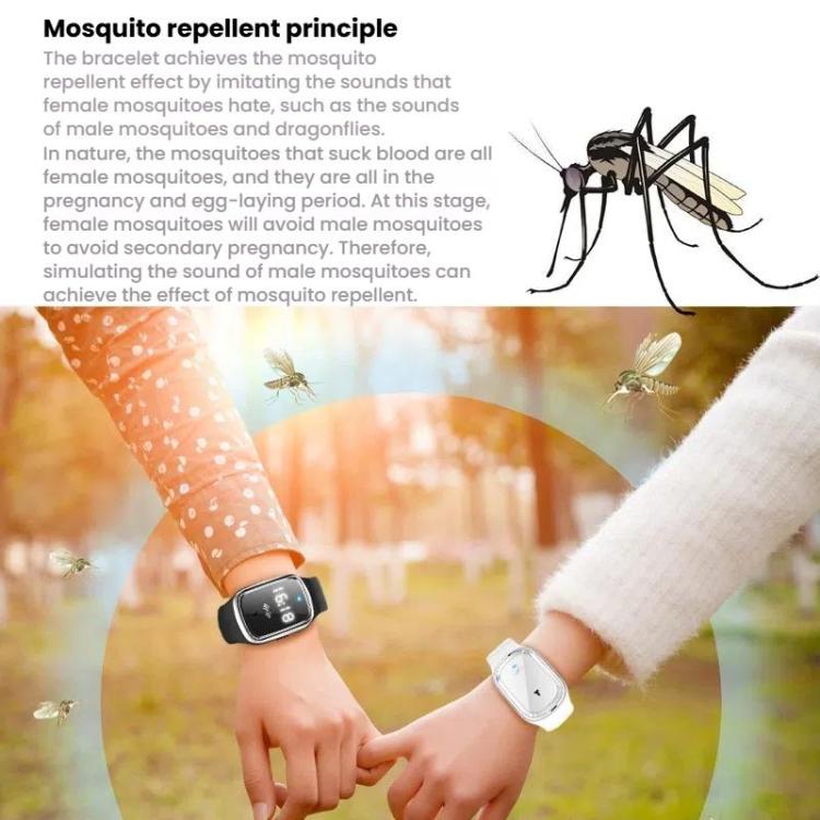 Ultrasonic Mosquito Repellent Watch Outdoor Mosquito Repellent Bracelet