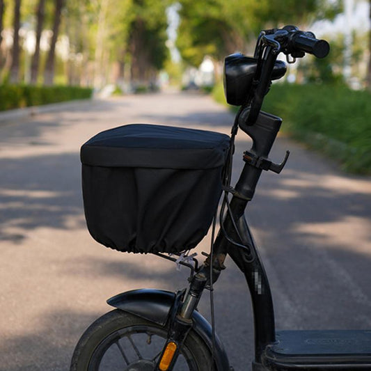 Housse pare-soleil pour panier de vélo électrique Sac de rangement étanche pour sac suspendu