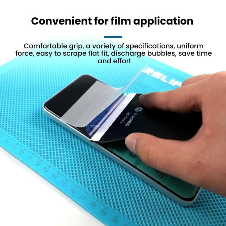 Mobile Phone Tablet PCs Protective Film Scraper Hydrogel Film Screen Scraper Card, SUNSHINE SS-064B, SUNSHINE SS-064D, SUNSHINE SS-064E, SUNSHINE SS-064F