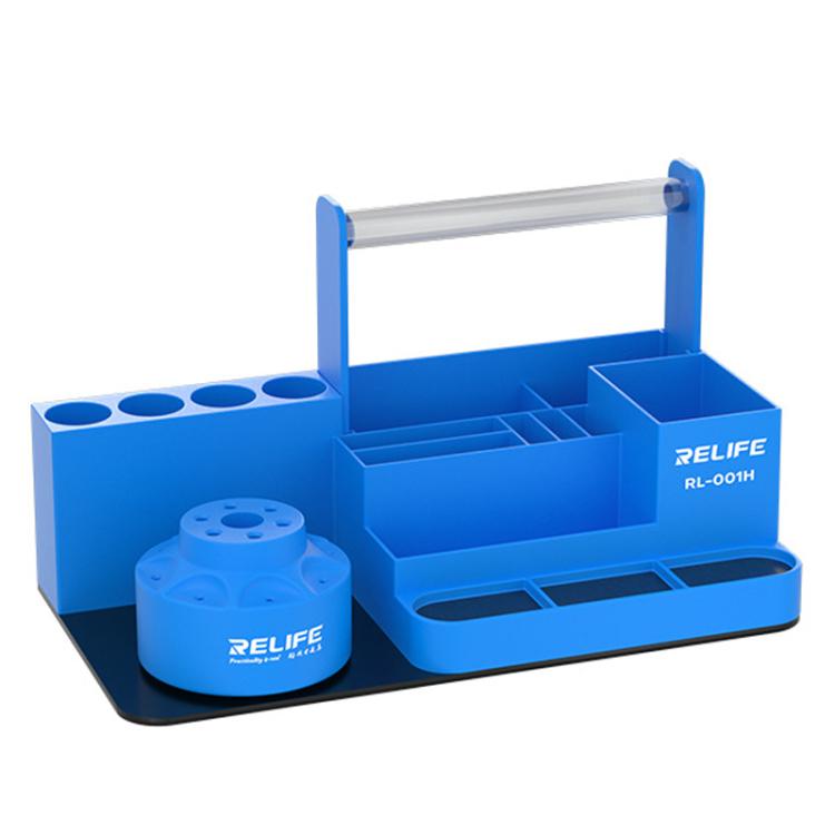 RELIFE RL-001H Organiseur rotatif pour téléphone portable, outil de réparation, pièces détachées, tournevis, support de rangement