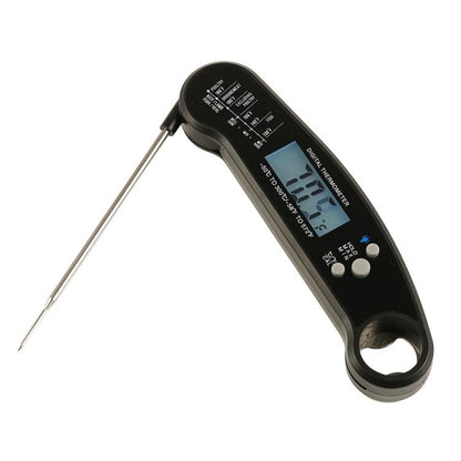 LCD Screen Digital Display Foldable Food Thermometer Kitchen Barbecue Thermometer
