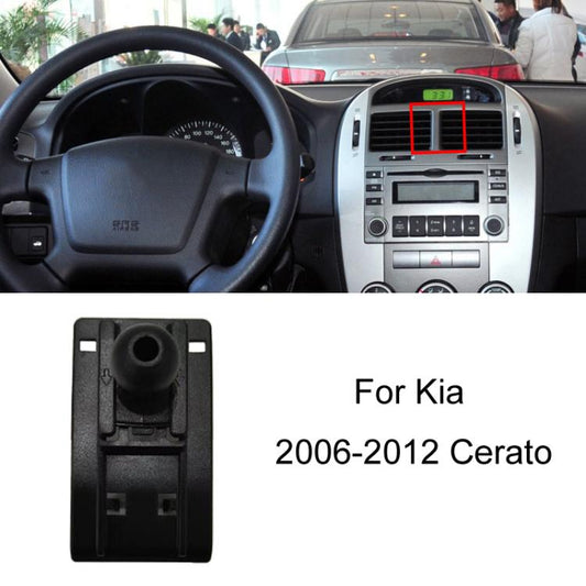 For Kia Left Driving Car Special Mobile Phone Navigation Bracket Base, 06-12 Cerato, 07-13 Sportage, 09-14 Sorento, 09-16 Forte, 11-15 K5, 11-15 K2, 11-16 Sportage, 13-17 K3, 14-17 K4, 15-19 KX3, 16-17 KX5, 16-19 K5, 17-20 Pegas, 18-20 Forte