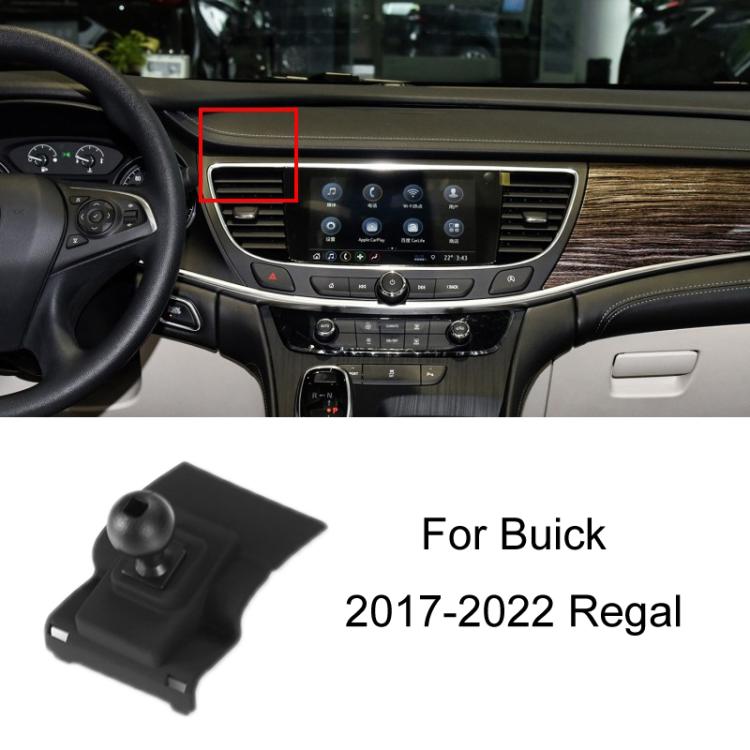 For Buick Left Driving Car Special Mobile Phone Navigation Bracket Base, 04-07 Excelle, 05-10 GL8 Firstland, 08-15 Excelle, 09-12 Regal, 17-22 Regal, 09-12 Regal Large Screen Not Available, 10-14 Excelle GT, 14-15 Regal, 14-15 Buick Regal, 14-18 GL8 ES...