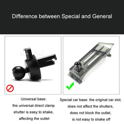 For Buick Left Driving Car Special Mobile Phone Navigation Bracket Base, 04-07 Excelle, 05-10 GL8 Firstland, 08-15 Excelle, 09-12 Regal, 17-22 Regal, 09-12 Regal Large Screen Not Available, 10-14 Excelle GT, 14-15 Regal, 14-15 Buick Regal, 14-18 GL8 ES...