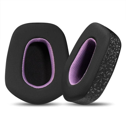 For Logitech G733 LIGHTSPEED Headset 1pair Ear Pads Sponge Soft Cushion, Weaving Black Purple, Ice Feeling Black Purple, Black, Gray, Purple, Blue