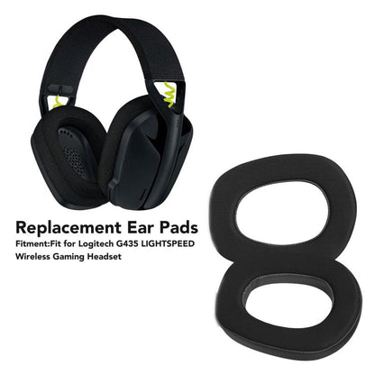 For Logitech G435 Headset 1pair Cool Leather Earpads Earmuffs Sponge Cover, Blue Cool Leather, Black Cool Leather, Rose Red Cool Leather