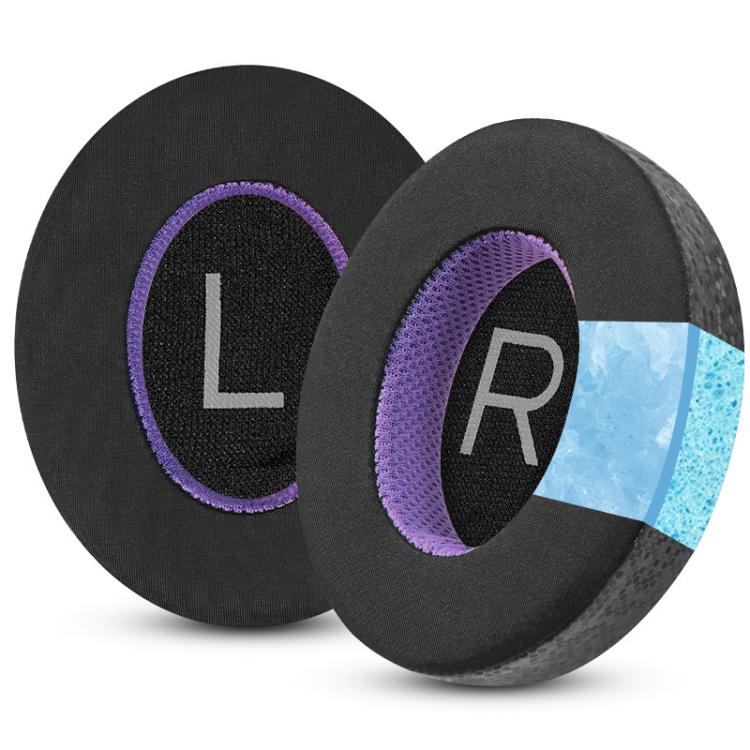 For Bose NC700 Headphone 1pair Ice Gel Ear Pads Earmuffs Protective Cover, Breathable Mesh Black Purple, Magical Ice Black Purple, Honeycomb Ice Black Blue, Honeycomb Ice Black Orange, Honeycomb Ice Black Purple
