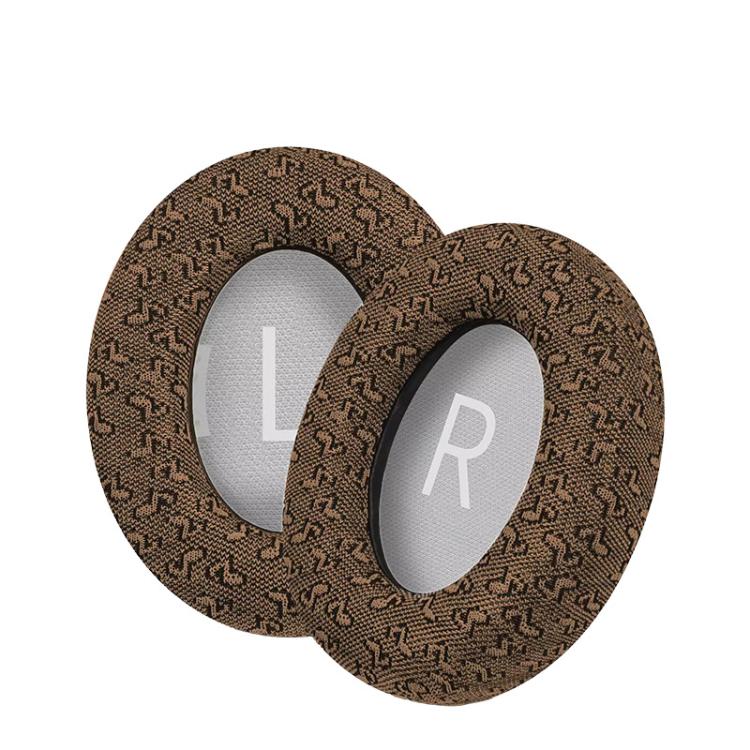 For BOSE NC700 Headphone 1pair Ear Pads Musical Note Design Cloth Ear Cushions