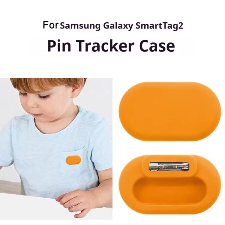 For Samsung Galaxy SmartTag 2 Tracker Silicone Protective Case With Pin Locator Protective Cover