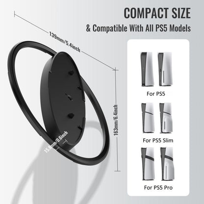 For PS5 / PS5 Slim / PS5 Pro Game Console Desktop Vertical Stand Non-Slip Base