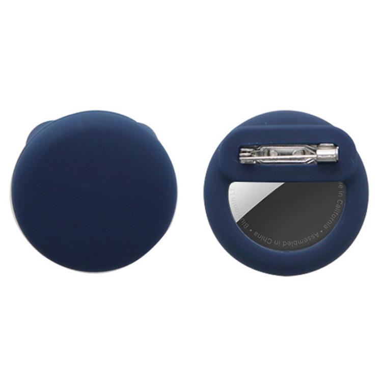 For AirTag GPS Tracker Round Silicone Case With Safety Pins Hidden Inside Clothes Shoes