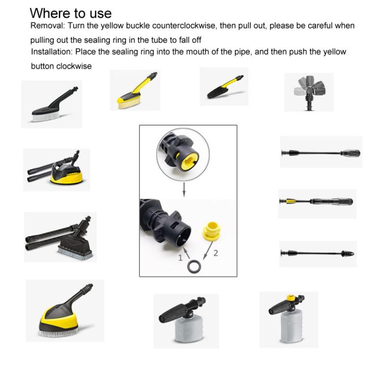 For Karcher K2 / K3 / K4 / K5 / K6 / K7 High Pressure Washer O-Shape Sealing Ring, 24pcs / Set