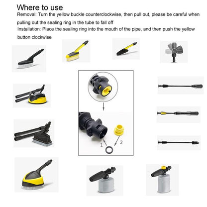 For Karcher K2 / K3 / K4 / K5 / K6 / K7 High Pressure Washer O-Shape Sealing Ring, 24pcs / Set