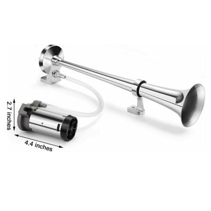 Compresseur de pompe à air avertisseur sonore électrique de voiture 12V, argent 12V
