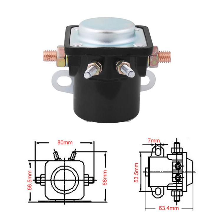 Heavy Duty Starter Solenoid Relay For Ford / Jeep / Lincoln / Mercury 1958-1991 SW-3 Parts