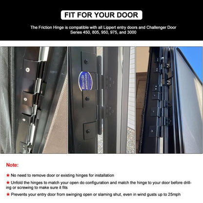 Caravan Door Hinges For Fifth Wheels Travel Trailers and Motorhomes