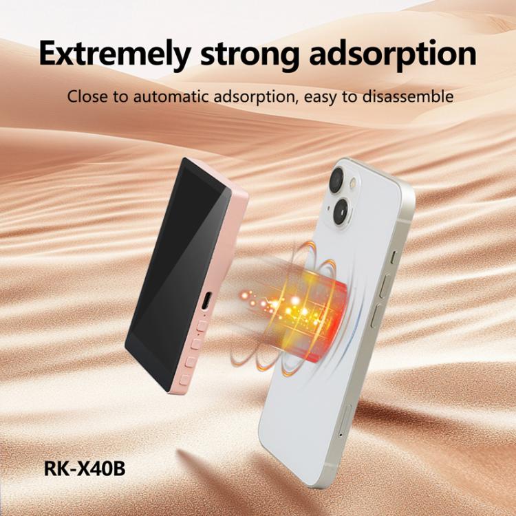 Mobile Phone Selfie Wireless Same Screen Player Smartphone Magnetic Rear Selfie Monitor Screen